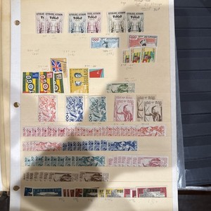 Togo Stamps 1924-1961 Collection