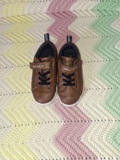 Nautica Boys Color Coffee Casual Sneakers Size 10 USA Made