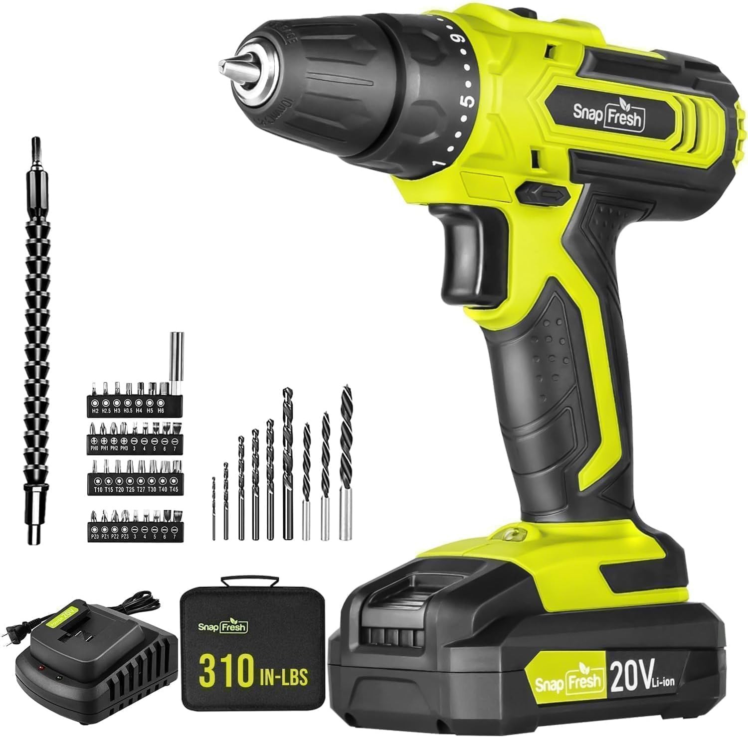 Set - 43 Bits, 2 Speed, Led, Battery & Charger Included