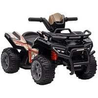HOMCOM 6V Kids Electric Ride on Car Toddler Quad Bike ATV for 18-36 month Black