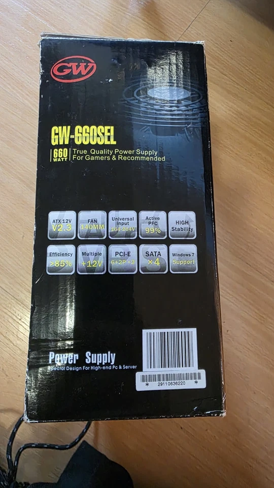 GW POWER SUPPLY 660W PSU - Image 4 of 4