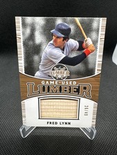 2024 Leaf Lumber - Game Used Lumber Relics Fred Lynn #GUL-31 Bronze /40 (MEM)