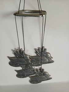 Vintage Aluminum Duck Windchime