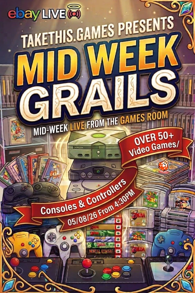 Mid Week Grails Games Consoles & Controllers!