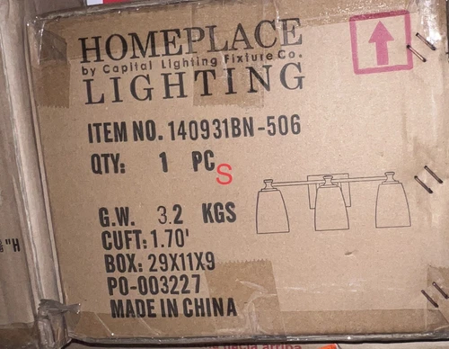 Capital Lighting 140931-506 Myles 3 Light 23"W Bathroom Vanity  Free Shipping  - Picture 5 of 5