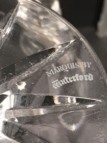 2 MARQUIS BY WATERFORD CRYSTAL CANDLE HOLDERS 6" w/ Tags Marked EUC - Picture 6 of 7