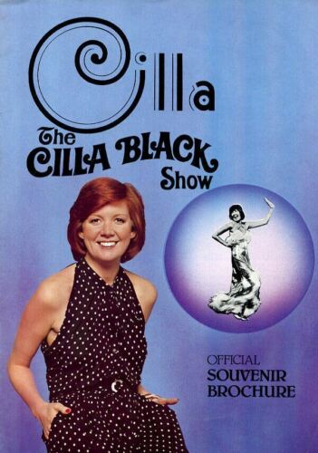 Cilla Noir Show Original Souvenir Brochure 1978 12 Page Revue Photos Rare - Picture 1 of 2