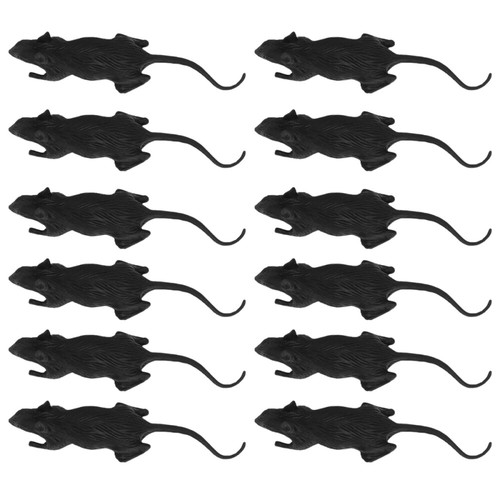 24 Pcs Prank The Rat Fake Prop Halloween Rats Decorations Simulation | eBay