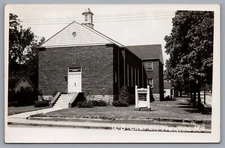 Vintage RPPC Trenton, Missouri Union Baptist Church Real Photo Postcard