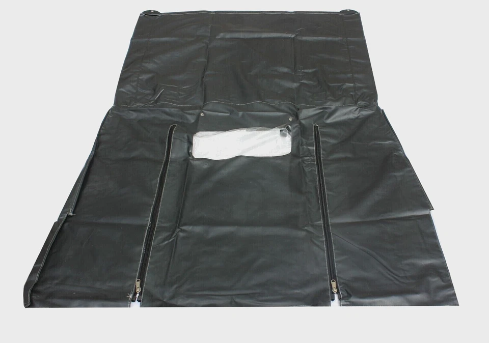 Half Soft Top Roof Black For Suzuki SJ413 SJ410 Samurai Maruti Gypsy King - Image 2 of 4