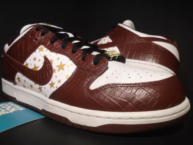 Nike SB Dunk Low OG Supreme Stars Barkroot Brown