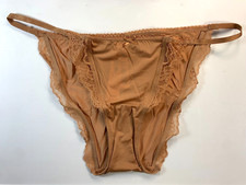 NWT Victoria's Secret DREAM ANGELS Smooth  Lace Mini String Bikini Panty Large