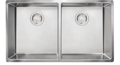 Franke CUX120 Cube Undermount Double Bowl Kitchen Sink SATIN STAINLESS STEEL New