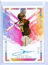 2024 Panini Impeccable LEO DE VRIES RC Rookie On-Card AUTO Autograph 39/49