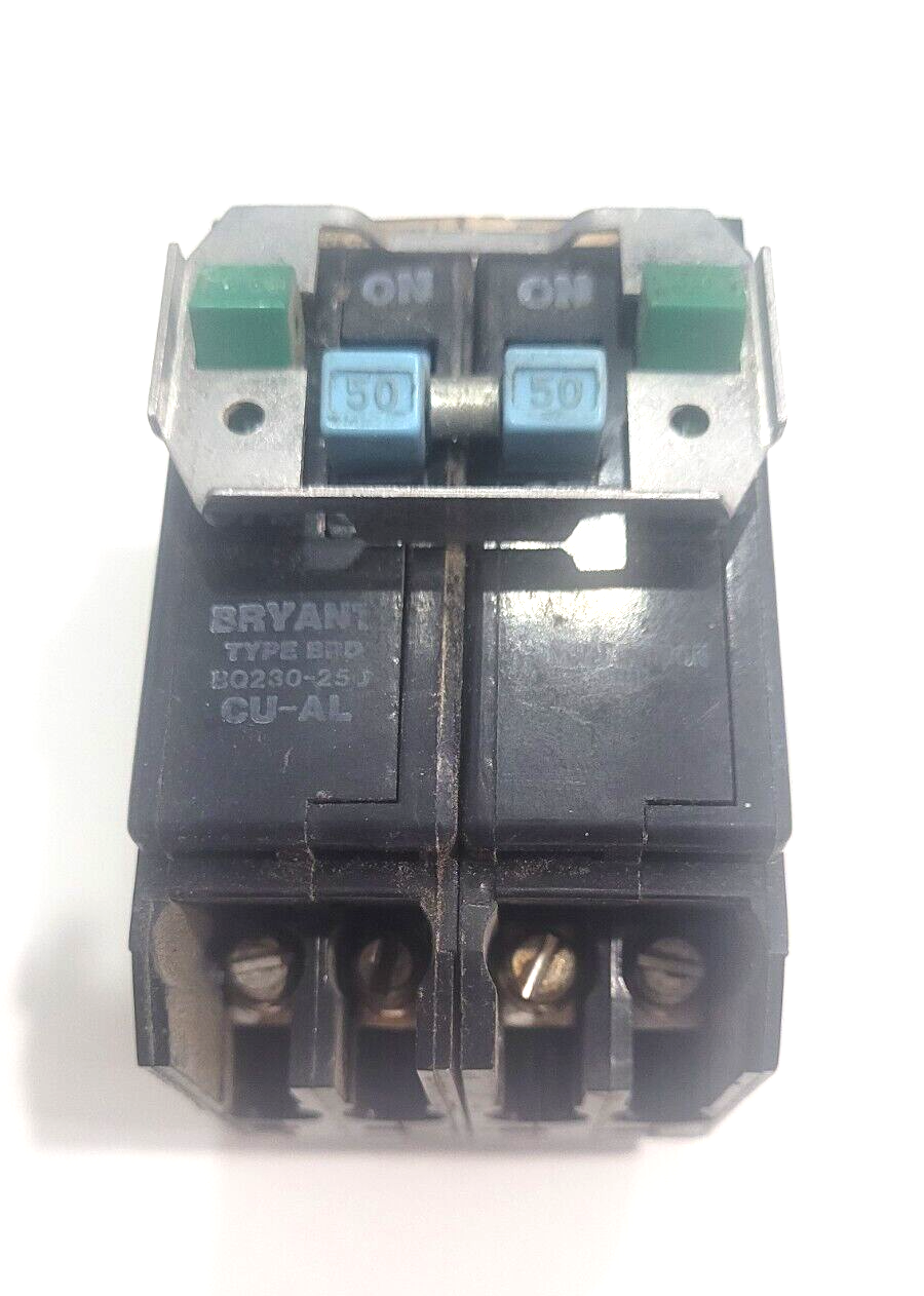 Bryant Type BRD 50 Amp 2 Pole Circuit Breaker BQ230 eBay