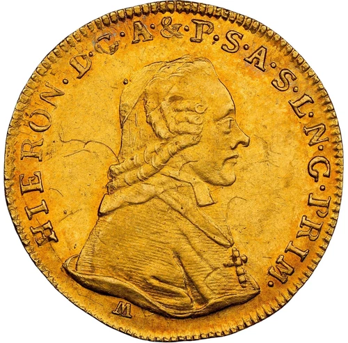 Austria - 1790 Salzburg Hieronymus Ducat - NGC AU58 - 2 KNOWN TO NGC - TOP POP!