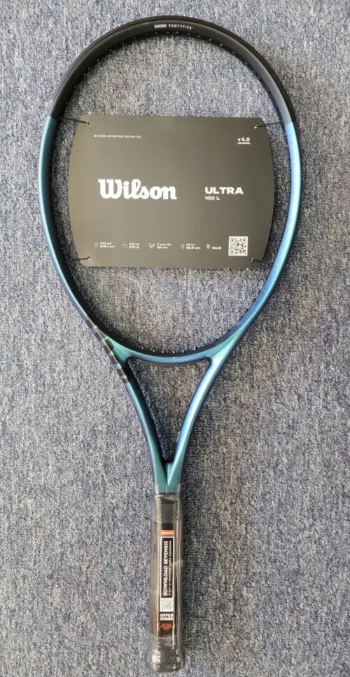 2022 Wilson Ultra 100L V4 Tennis Racket Free Strings + Stringing 4