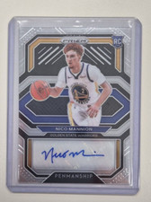 2020-21 Panini Prizm NBA Nico Mannion Golden State Warrions Autograph Penmanship