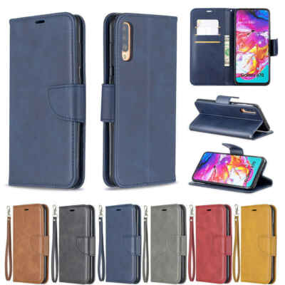 For Samsung Galaxy A20E A30 A40 A50 A70 Leather Flip Magnetic Wallet Case Cover
