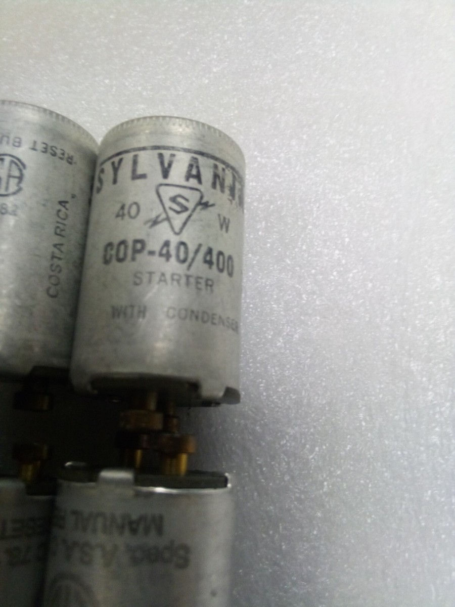 14) Sylvania COP-40/400 Starter w/ Condenser FLUORESCENT STARTER
