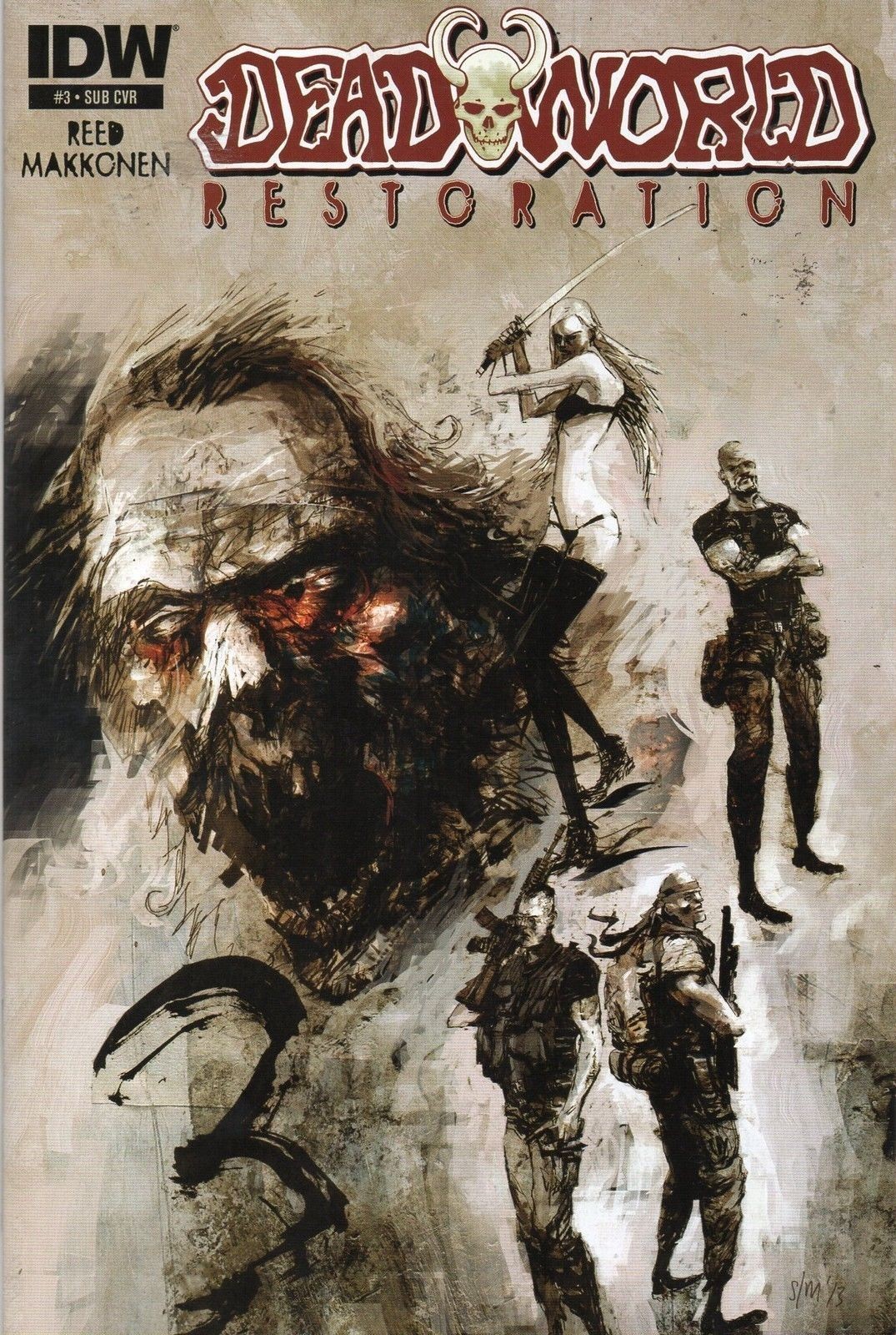 IDW COMICS DEADWORLD RESTORATION #3 FEBRUARY 2014 SUBSCRIPTION VARIANT NM