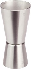 Barma&szlig; Bar Jigger Cocktailma&szlig; Me&szlig;becher 2,5 / 5 cl Edelstahl &Oslash; 4 x 8,5 cm