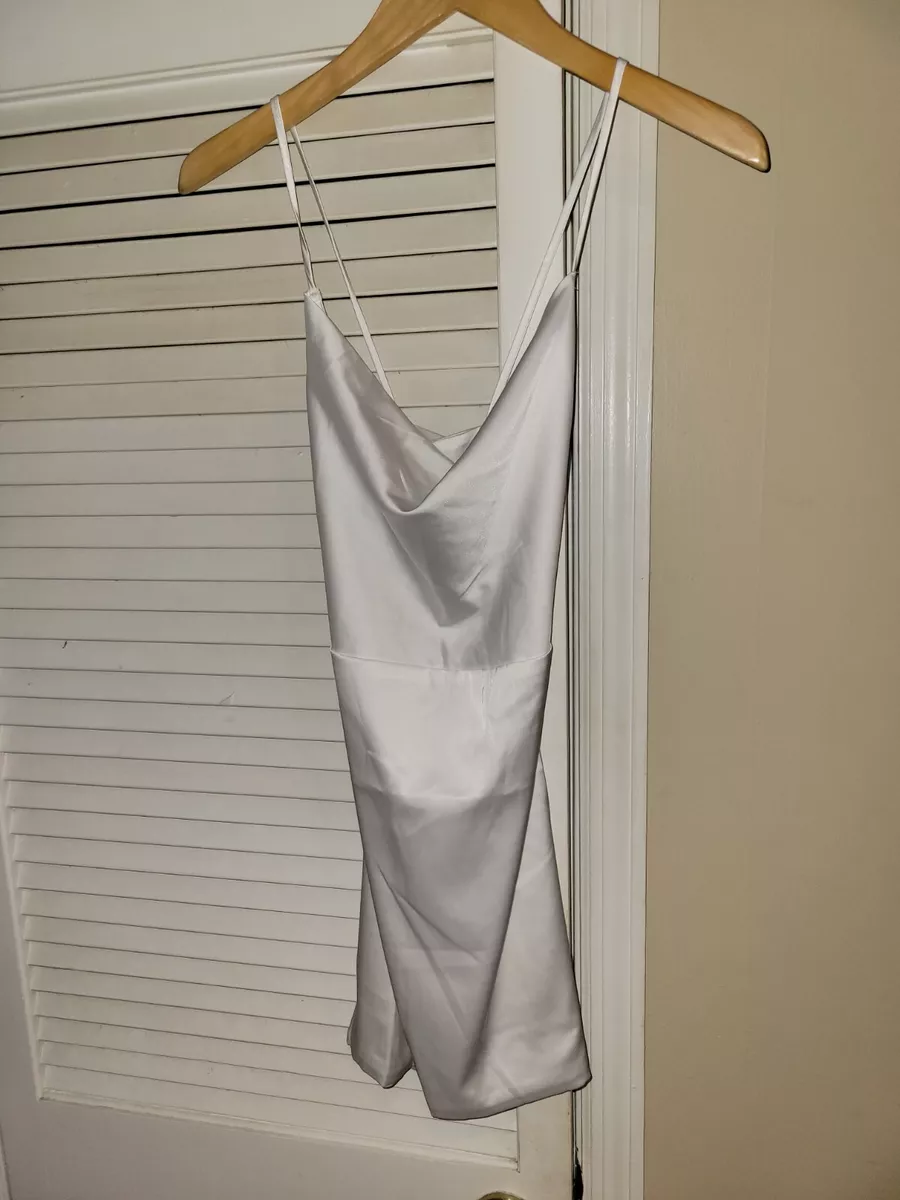 Fashion nova cream hot sale dress