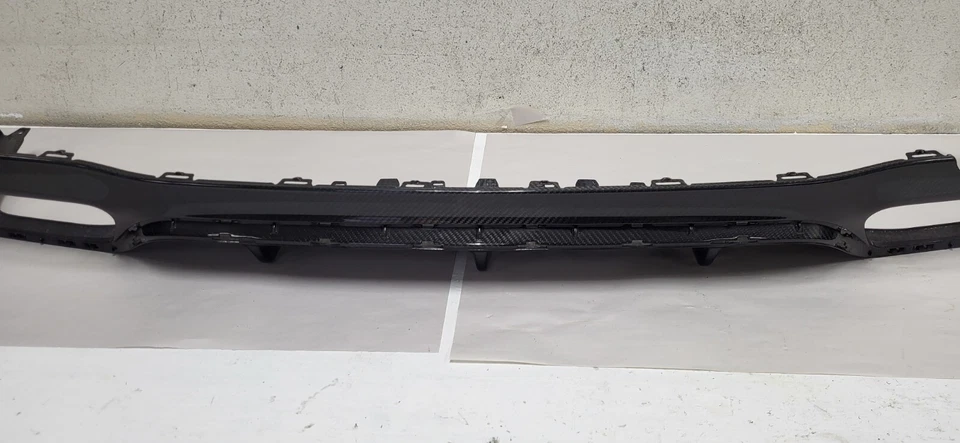 Mercedes Benz E63 AMG 2017-2020 difusor trasero fibra de carbono OEM usado *DC3555 Foto 3 de 4