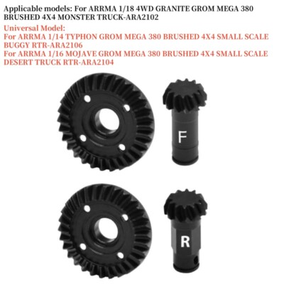 Diff Gear For ARRMA 1/18 4WD GRANITE BRUSHED 4X4 1/14 TYPHON 1/16 MOJAVE RC Part
