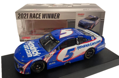 2021 KYLE LARSON #5 HENDRICK CARS WATKINS GLEN WIN 1/24 DIECAST HO