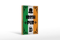 Holzschild Spruch 12X18 Cm Irish Pub Bier Alkohol Holz Deko Schild