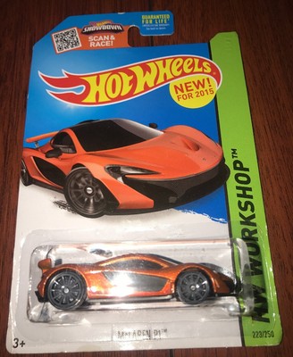 hot wheels mclaren p1 orange