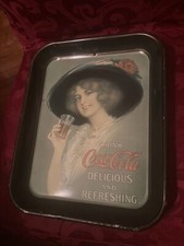 Coca-Cola Metal Tray Flapper Girl