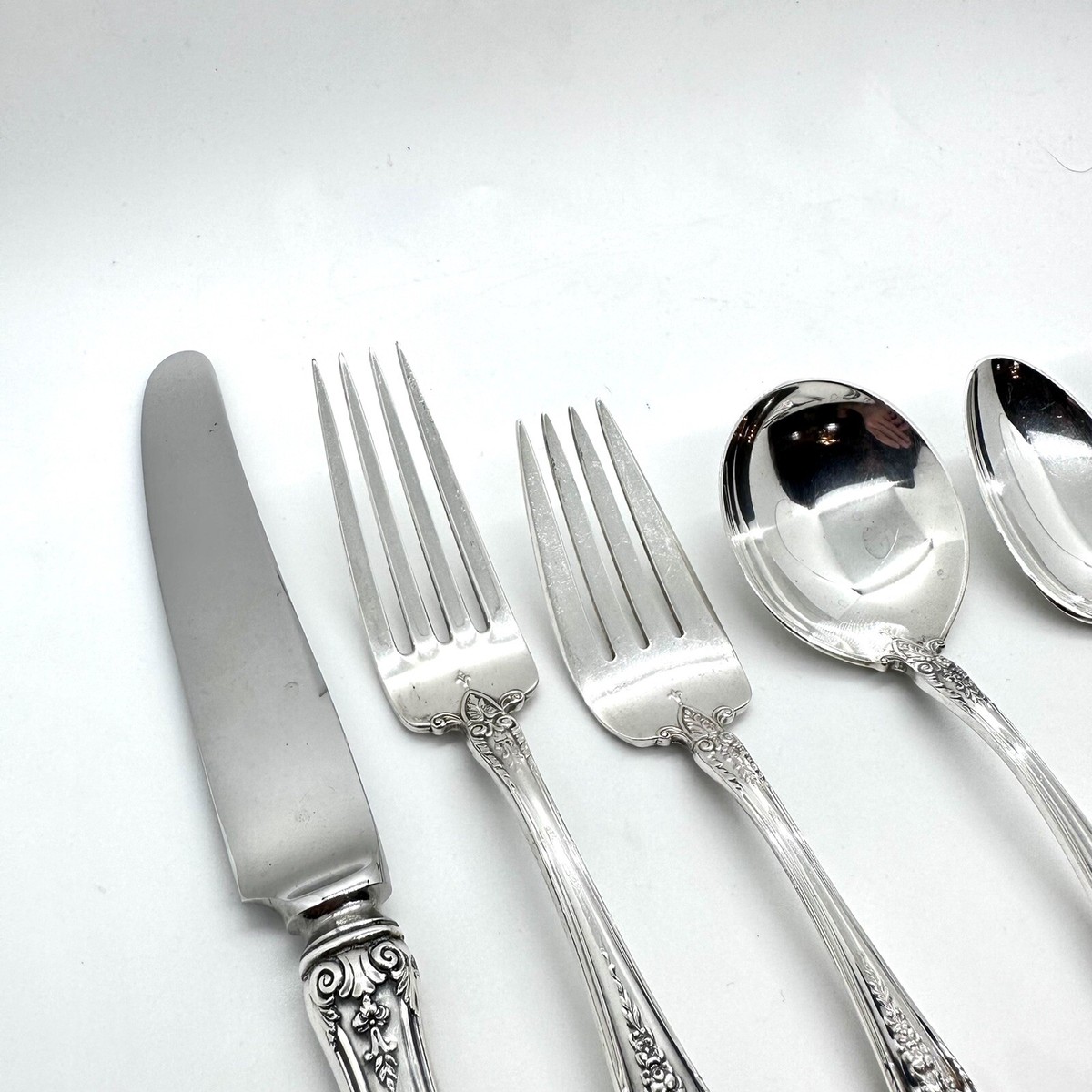 56 Pc Service For (8) Towle King Richard Sterling Silver Flatware