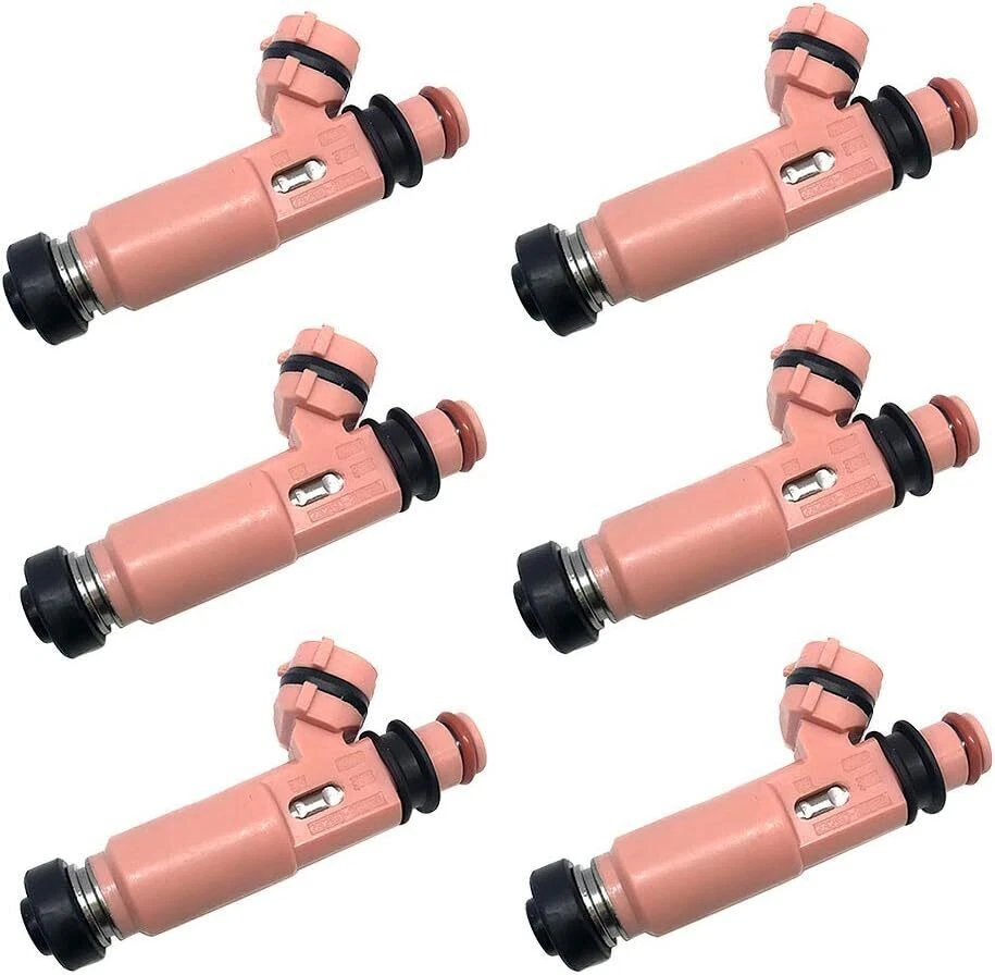 Set of 6 Fuel Injectors Fit For Toyota CAMRY 2002-2006 3.0L V6 2004-2006 3.3L V6 Foto 2 de 4