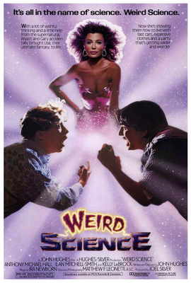 WEIRD SCIENCE Movie POSTER 27x40 Kelly Le Brock Anthony Michael Hall Ilan