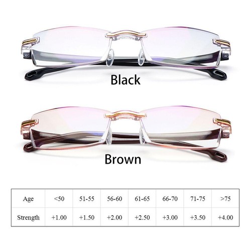 Progressive Saphir hohe Härte Anti-Blau weit und nahezu Dual-Use Leseglas - Bild 6 von 27