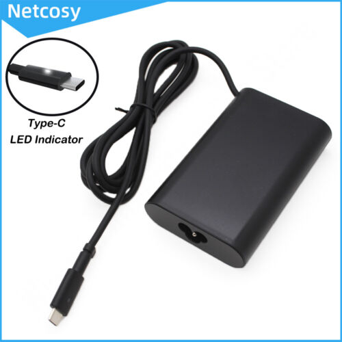 65W USB Type C Laptop Charger AC Power Adapter For Dell Latitude 3300 3400 3500 - Picture 1 of 9