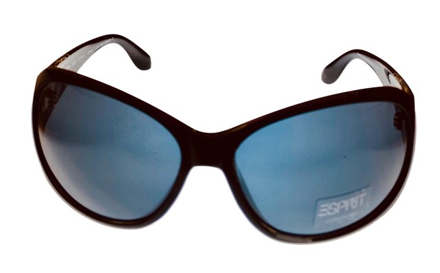 Smoke Gradient Lens 19377 538 Clear Fashion Wrap Esprit Sunglass Black