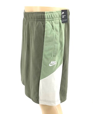 White Nike Cotton Shorts Nike Men's Shorts CJ4517-222 Green