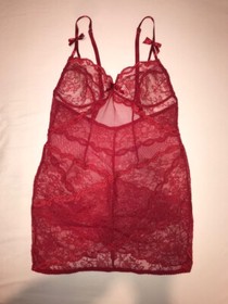 Agent Provocateur Red Love Lace Brief - NWOT