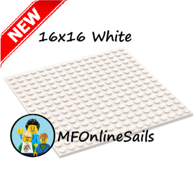 *NEW*  GENUINE LEGO Plates -16x16 studs or 5 inches  Flat Green Gray White Black