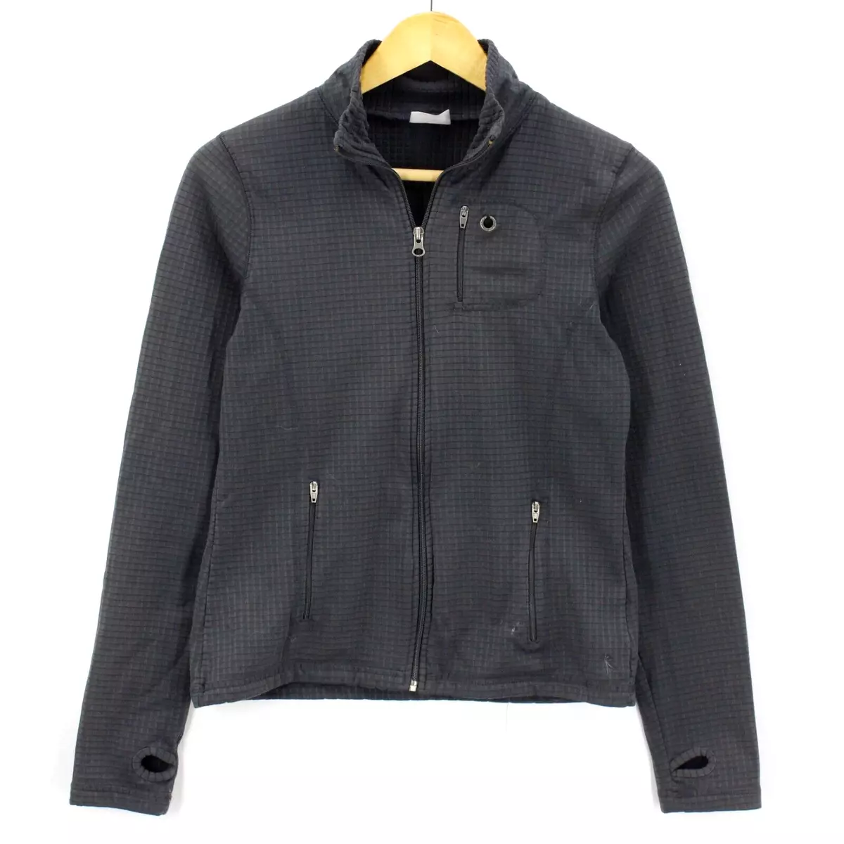 Danskin Now Jacket Women s Activewear Gray Long Sleeve Full Zip