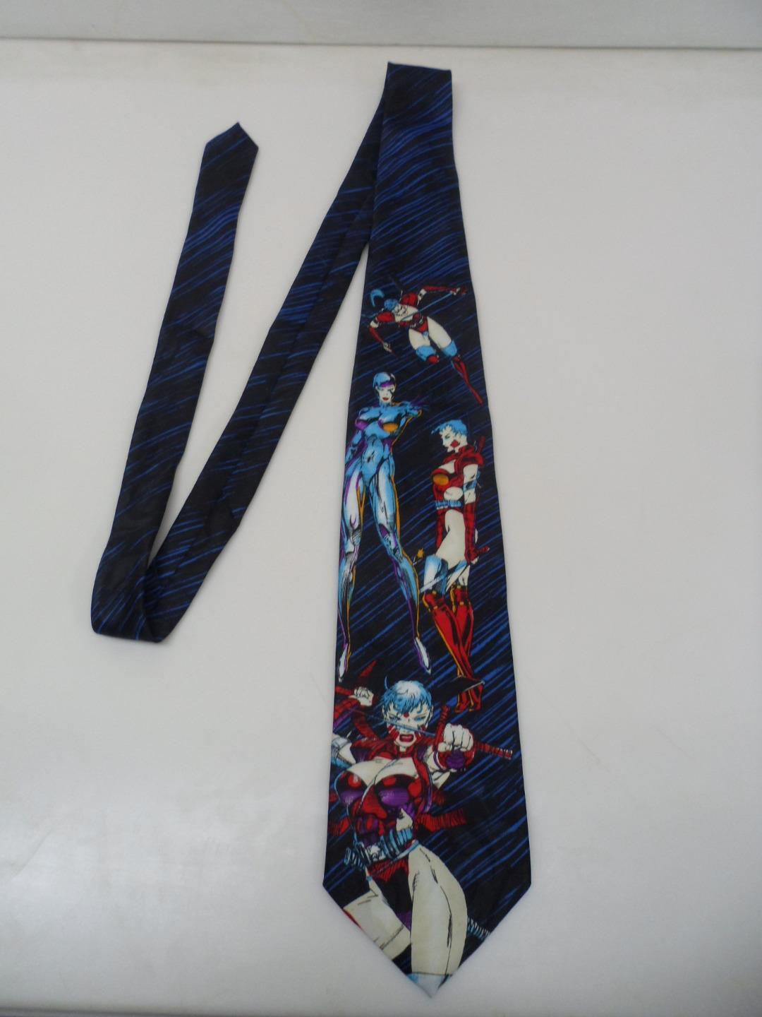Vintage 1995 Jim Lee's Wildcats Neck Tie -Covert Action Teams 100% Polyester NOS