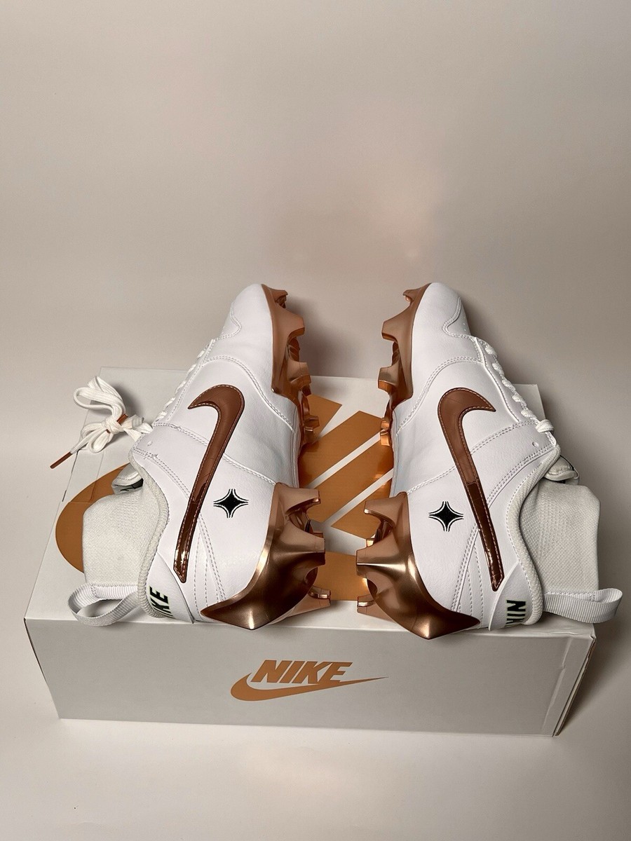 Nike Vapor シューズ ホワイト/ゴールド Nike Vapor Edge Dunk Football Cleats White / Metallic Gold