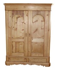 Alter Schrank Kleiderschrank Bücherschrank Weichholz Vertiko zerlegbar Original