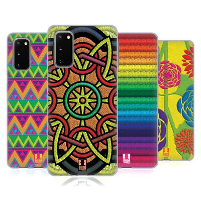 HEAD CASE DESIGNS STICKEREI SOFT GEL HANDYHÜLLE FÜR SAMSUNG HANDYS 1
