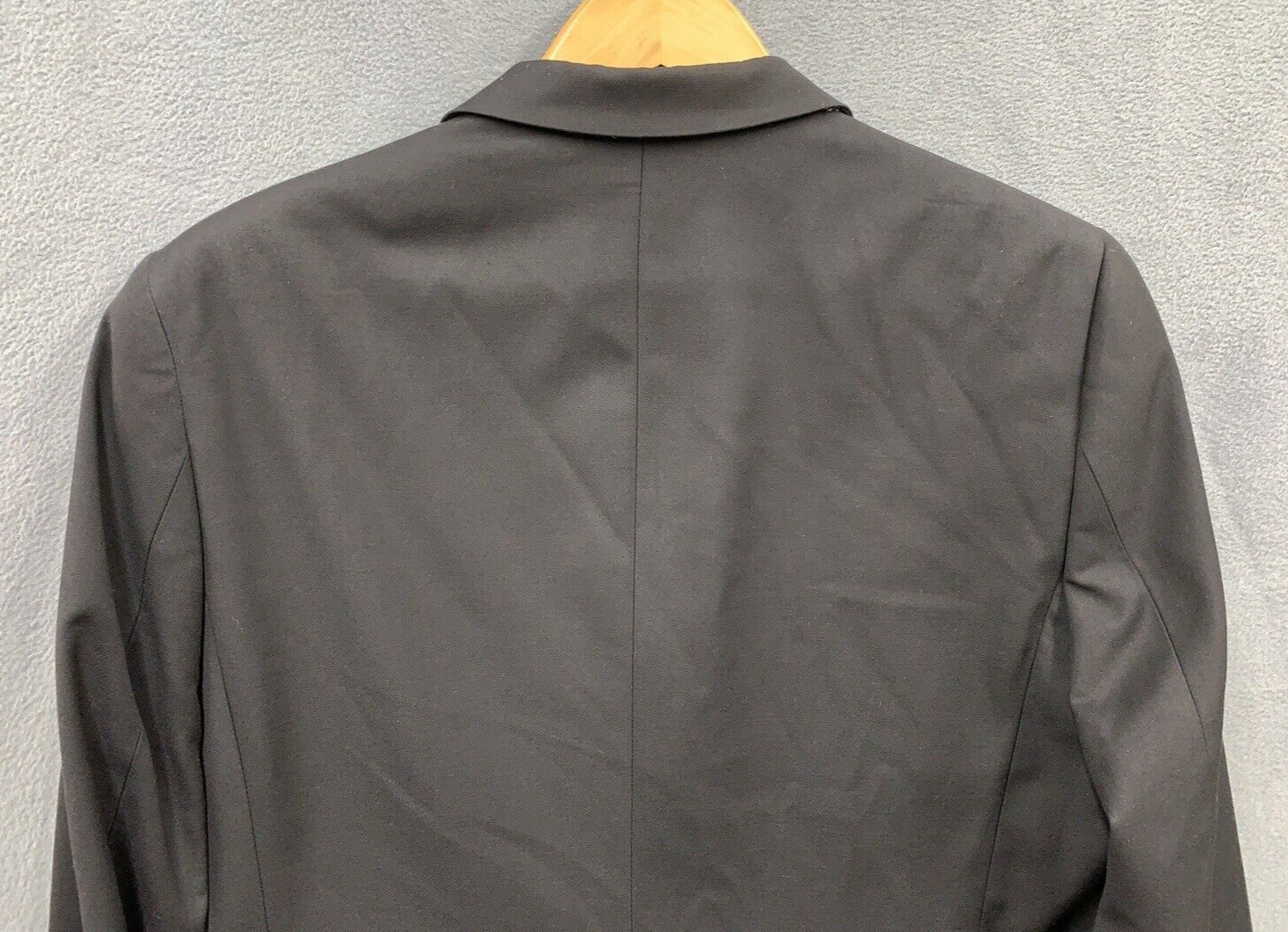 H&M Sport Coat Blazer Suit Jacket Mens Size 42R Black 2 Button Slim Fit Notched thumbnail 13