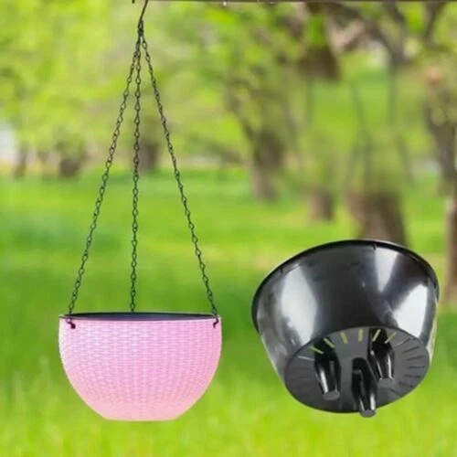 Paniers de rangement roses en métal pour la maison