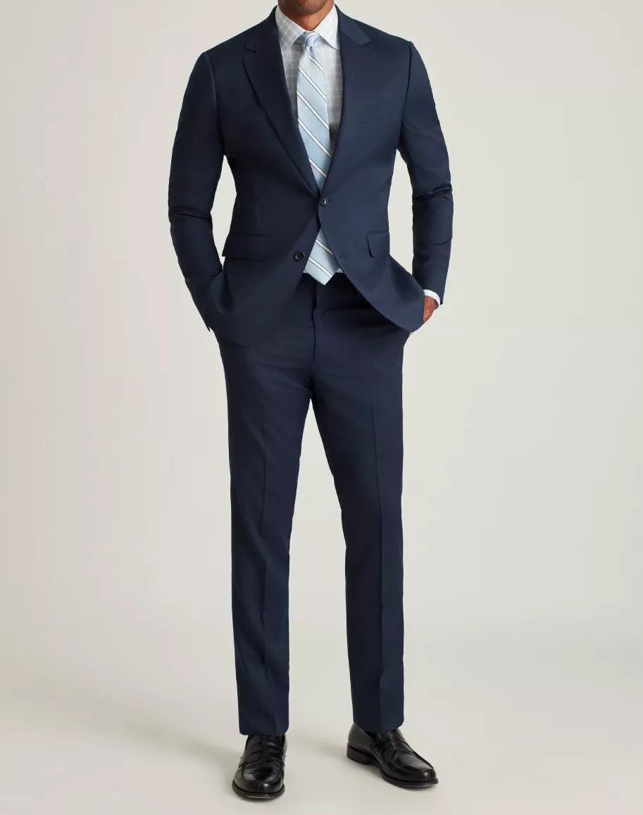 Bonobos Jetsetter Stretch Wool 2 piece suit in Light Navy Jacket